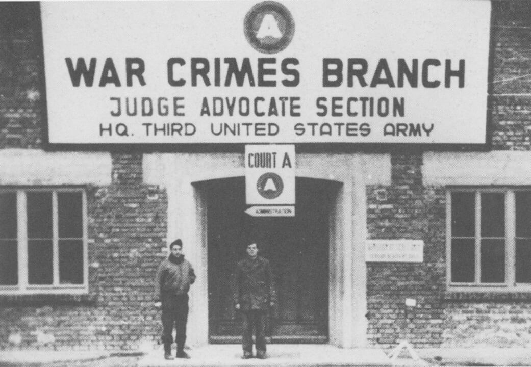 US Kaserne - Gerichtssaal Dachauer Prozesse